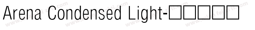 Arena Condensed Light字体转换